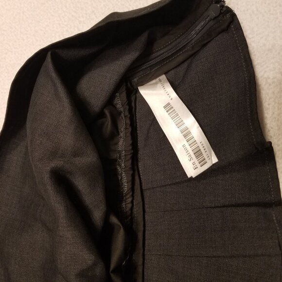 En Saison Tube Top Black Denim with Pleats Small NWT Strapless Cropped - Picture 6 of 10